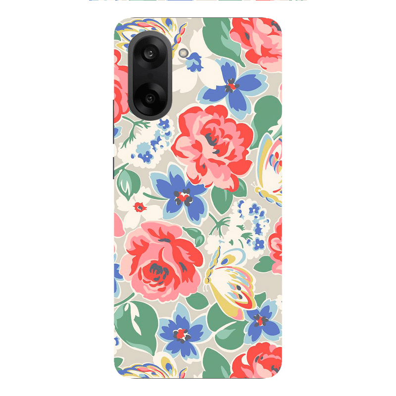 Oneplus Nord CE 5 Lady roses Transparent Silicone TPU Θήκη